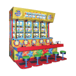 Water Gun Fun FEC 5-Player Arcade Game Water Shooting Bobs Space Racers