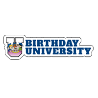 Birthday University logo 2025