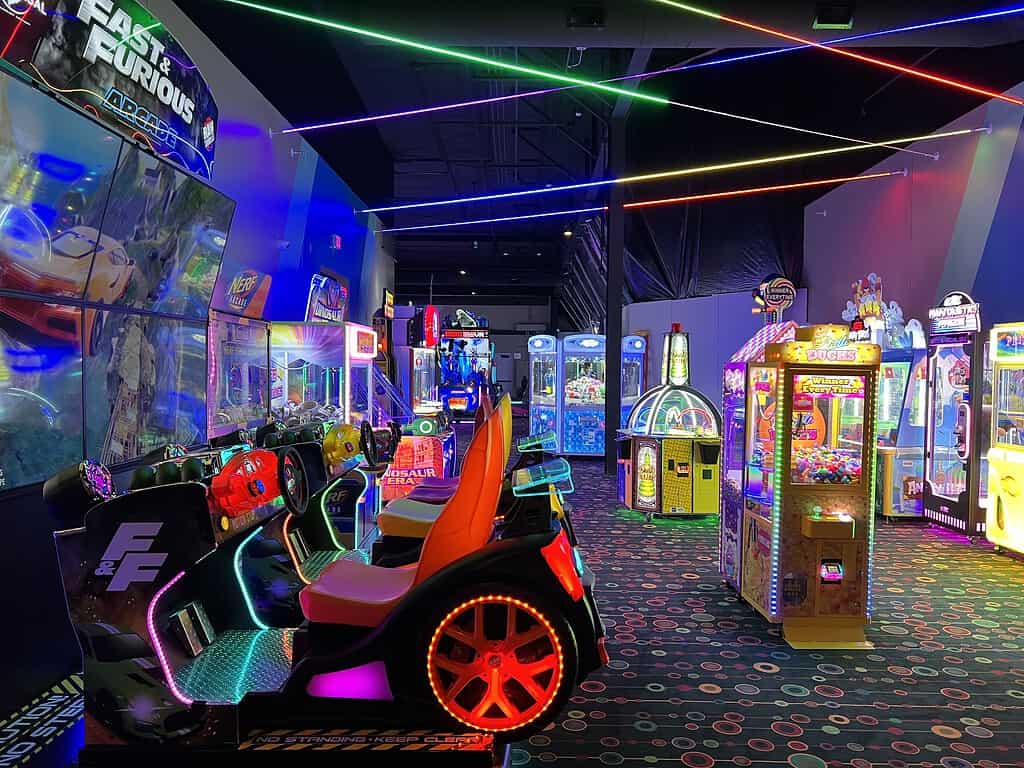 arcade game room