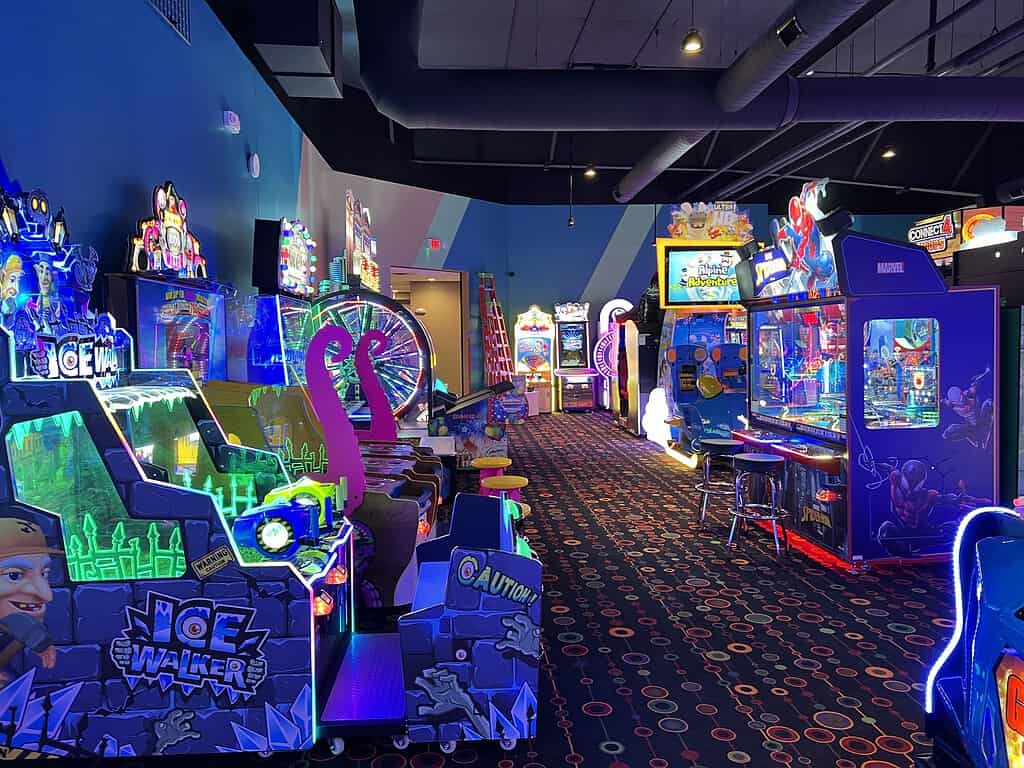 arcade game room