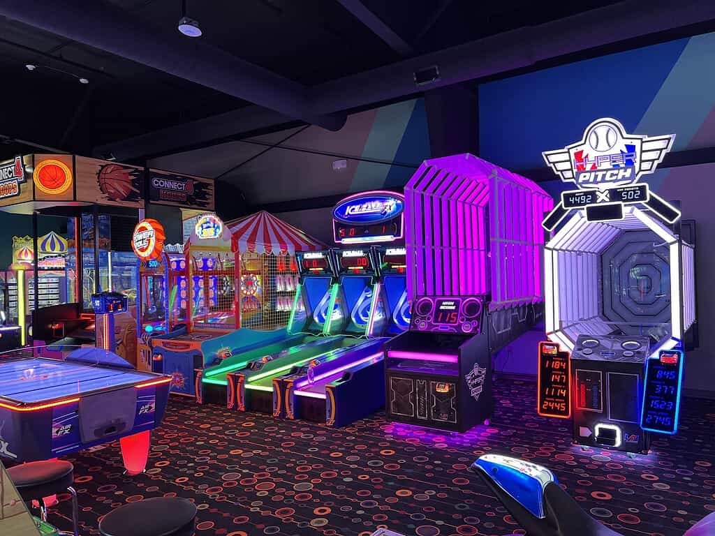 arcade game room