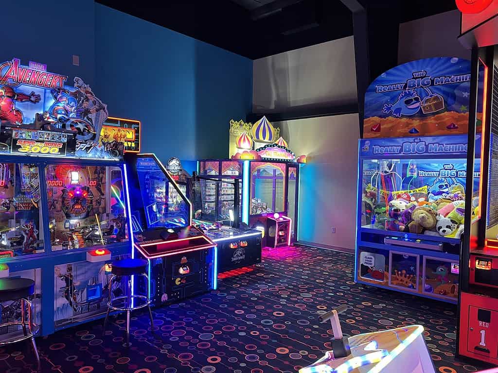 arcade game room