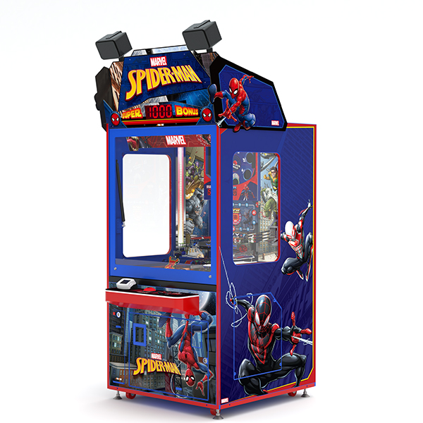 Spider Man Coin Pusher 1 Player Front Left