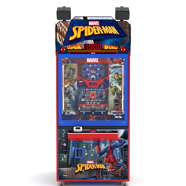 Spider Man Coin Pusher 1 Player Front